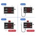 Big Size Digital Temperature Humidiy Display Internal External Alarm Option