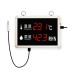 Big Size Digital Temperature Humidiy Display Internal External Alarm Option